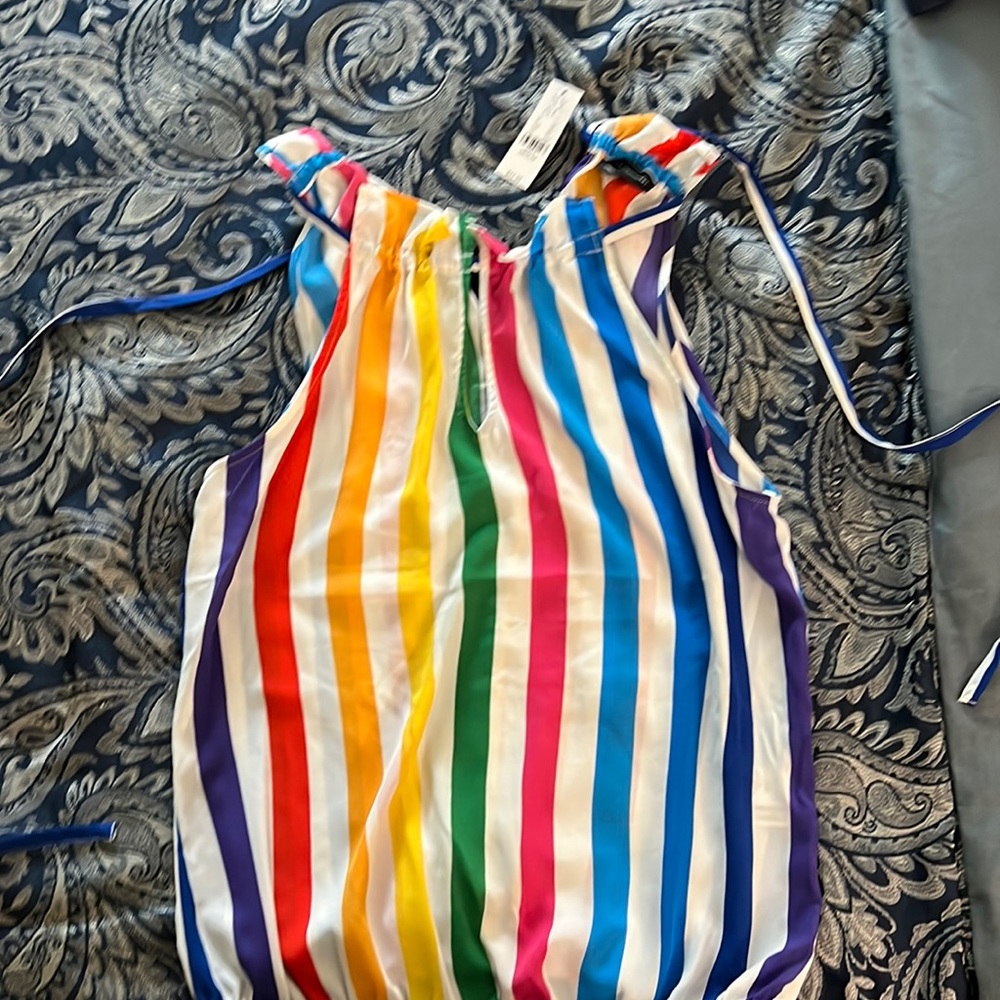 Summer tank top, multicolored, medium